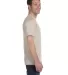 8000 Gildan Adult DryBlend T-Shirt in Sand side view