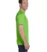 8000 Gildan Adult DryBlend T-Shirt LIME side view