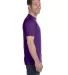 8000 Gildan Adult DryBlend T-Shirt in Purple side view