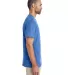 8000 Gildan Adult DryBlend T-Shirt in Hthr sport royal side view