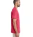 8000 Gildan Adult DryBlend T-Shirt in Hth spt scrlt rd side view