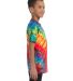 H1000b tie dye Youth Tie-Dyed Cotton Tee in Woodstock side view
