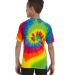 H1000b tie dye Youth Tie-Dyed Cotton Tee in Moondance back view