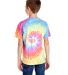H1000b tie dye Youth Tie-Dyed Cotton Tee in Eternity back view