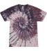 H1000b tie dye Youth Tie-Dyed Cotton Tee in Cherry cola front view