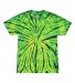 H1000b tie dye Youth Tie-Dyed Cotton Tee in Wild spider front view