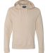 J8871 J-America Adult Tri-Blend Hooded Fleece in Oatmeal triblend front view