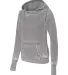 J8912 J-America Ladies' Vintage Zen Hooded Fleece Cement side view