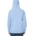J8915 J-America Adult Vintage Zen Hooded Pullover  Chambray back view