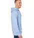 J8915 J-America Adult Vintage Zen Hooded Pullover  Chambray side view