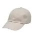 Adams LP104 Twill Optimum II Dad Hat STONE front view