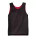 N2206 A4 Youth Reversible Mesh Tank BLACK/ RED front view