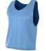 N2274 A4 Lacrosse Reversible Practice Jersey LT BLUE/ NAVY front view
