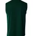 N2295 A4 Cooling Performance Muscle Shirt FOREST GREEN back view