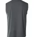 N2295 A4 Cooling Performance Muscle Shirt GRAPHITE back view