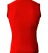 N2306 A4 Compression Muscle Tee SCARLET back view