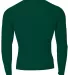 N3133 A4 Long Sleeve Compression Crew FOREST GREEN back view