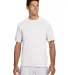 N3142 A4 Adult Cooling Performance Crew Tee WHITE front view