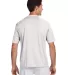 N3142 A4 Adult Cooling Performance Crew Tee WHITE back view