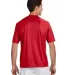 N3142 A4 Adult Cooling Performance Crew Tee SCARLET back view