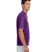 N3142 A4 Adult Cooling Performance Crew Tee PURPLE side view