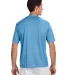 N3142 A4 Adult Cooling Performance Crew Tee LIGHT BLUE back view
