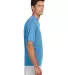 N3142 A4 Adult Cooling Performance Crew Tee LIGHT BLUE side view