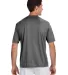 N3142 A4 Adult Cooling Performance Crew Tee GRAPHITE back view