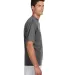 N3142 A4 Adult Cooling Performance Crew Tee GRAPHITE side view