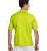 N3142 A4 Adult Cooling Performance Crew Tee SAFETY YELLOW back view