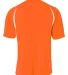 N3181 A4 Adult Cooling Performance Color Block Sho ORANGE/ WHITE back view
