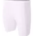 N5259 A4 Compression Short WHITE front view