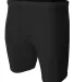 N5259 A4 Compression Short BLACK front view