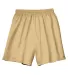 N5293 A4 Adult Lined Tricot Mesh Shorts VEGAS GOLD front view