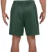 N5293 A4 Adult Lined Tricot Mesh Shorts FOREST GREEN back view