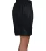 N5293 A4 Adult Lined Tricot Mesh Shorts BLACK side view