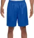 N5293 A4 Adult Lined Tricot Mesh Shorts ROYAL front view