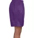 N5293 A4 Adult Lined Tricot Mesh Shorts PURPLE side view