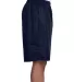 N5296 A4 Adult Lined Tricot Mesh Shorts NAVY side view