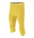 N6181 A4 Men's Flyless Football Pant GOLD front view