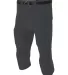 N6181 A4 Men's Flyless Football Pant GRAPHITE front view