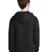 JERZEES 996Y NuBlend Youth Hooded Pullover Sweatsh in Black back view