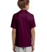NB3142 A4 Youth Cooling Performance Crew Tee in Maroon back view