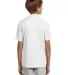NB3142 A4 Youth Cooling Performance Crew Tee WHITE back view