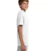 NB3142 A4 Youth Cooling Performance Crew Tee WHITE side view