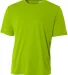 NB3142 A4 Youth Cooling Performance Crew Tee LIME front view
