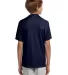 NB3142 A4 Youth Cooling Performance Crew Tee NAVY back view