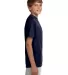 NB3142 A4 Youth Cooling Performance Crew Tee NAVY side view