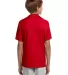 NB3142 A4 Youth Cooling Performance Crew Tee SCARLET back view