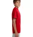 NB3142 A4 Youth Cooling Performance Crew Tee SCARLET side view